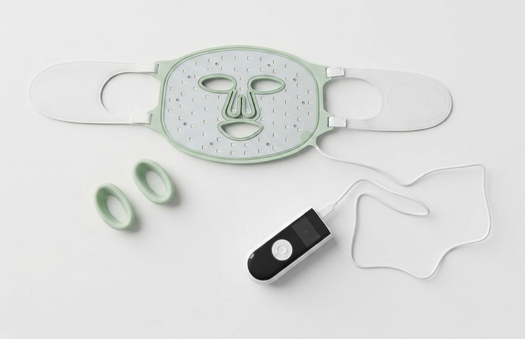 Red light therapy face mask