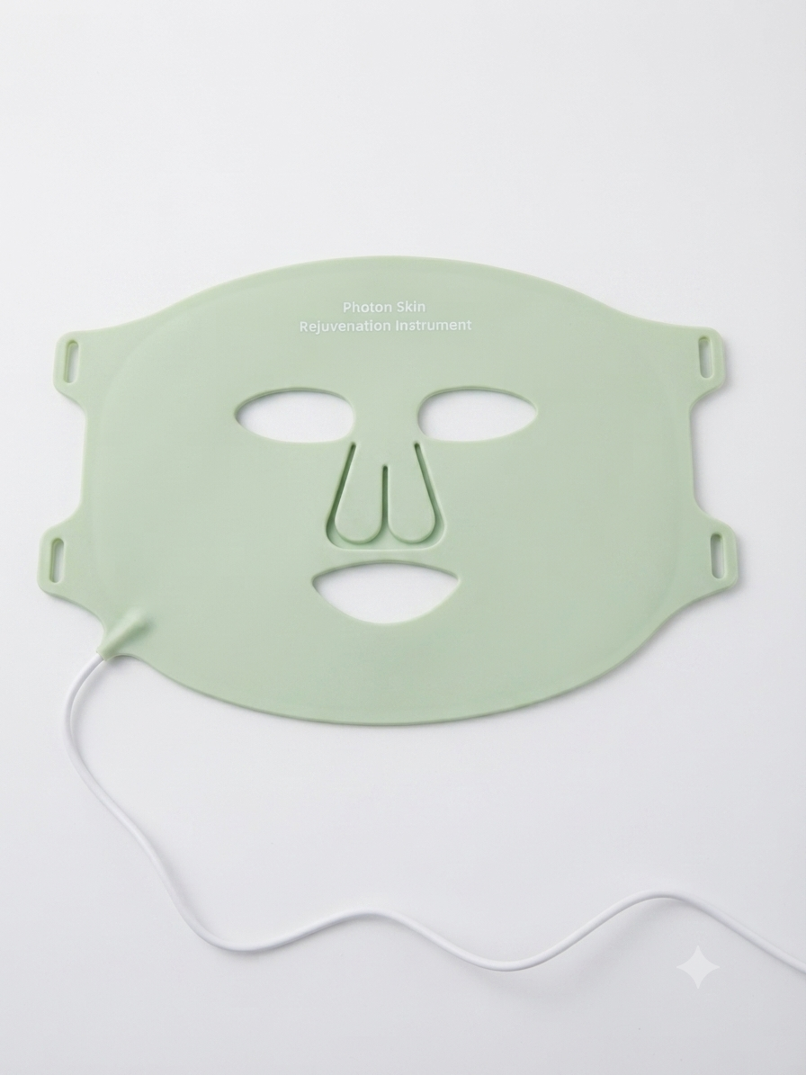 Red light therapy face mask